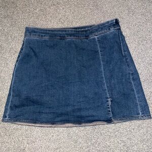 American Eagle Outfitters Dark Blue Denim Mini Skirt